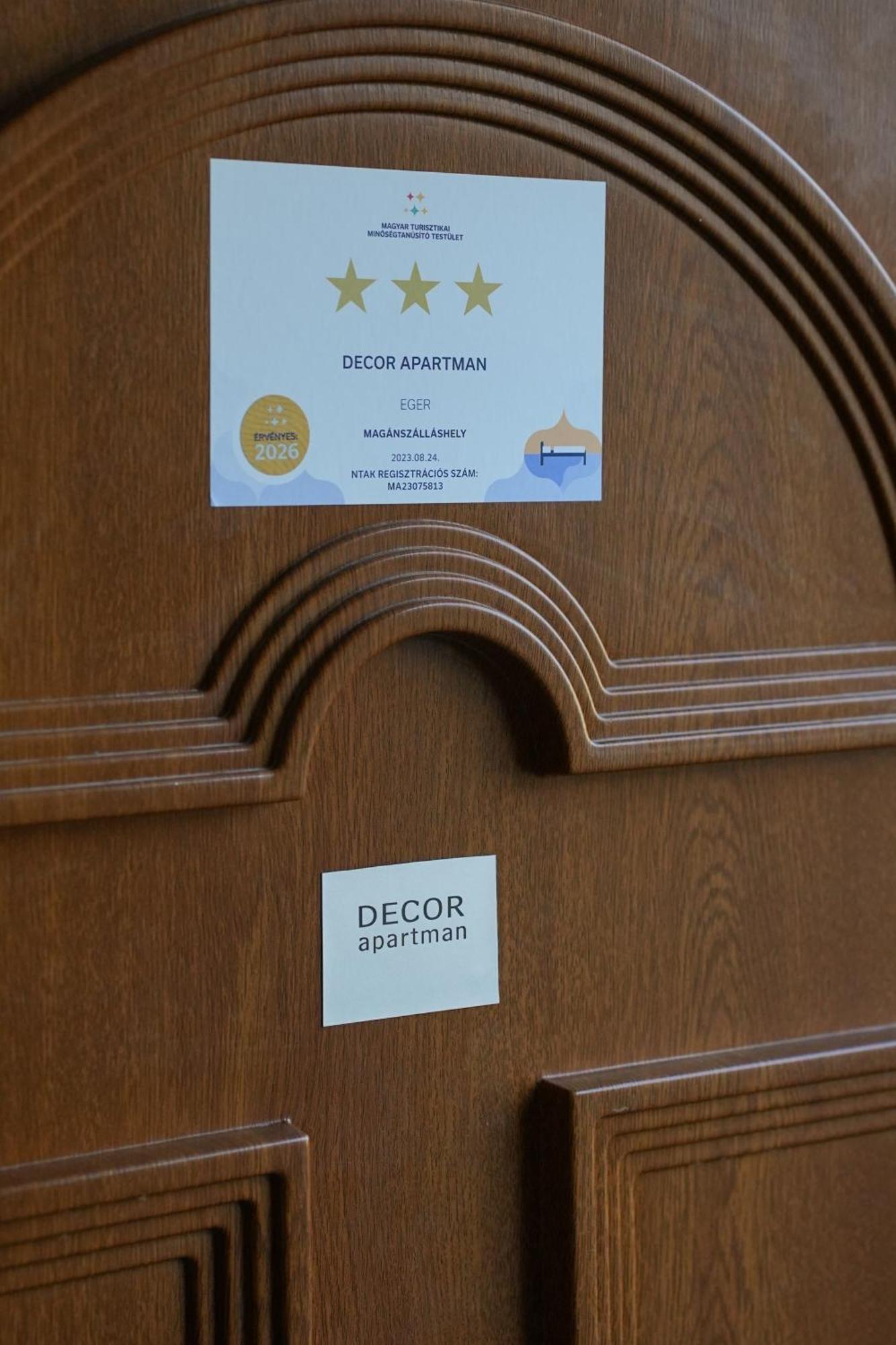 Decor Apartman エゲル エクステリア 写真